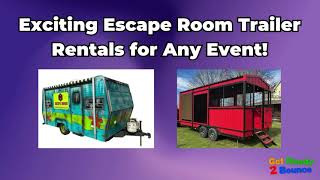 Ultimate Escape Room Trailer Rentals in Tulsa  Get Ready 2 Bounce [upl. by Sera]