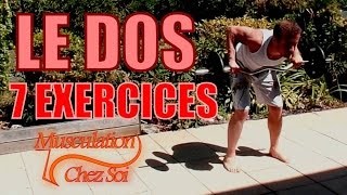 7 exercices dorsaux avec haltères et barre [upl. by Ardnasak]