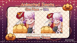 One Piece Uta Carving Pumpkin Emote  Halloween Emote [upl. by Naam]