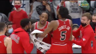 DeMar DeRozans GameWinner Answers Kyle Kuzma 😱 [upl. by Accebber]