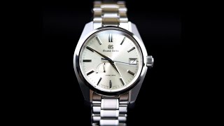 Grand Seiko SBGA373 Spring Drive Champagne Dial IPPO JAPAN WATCH [upl. by Latona]