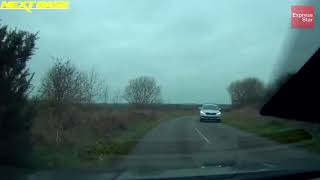 Dashcam footage of the Kingswinford plane crash on Doctors Lane [upl. by Gershom]