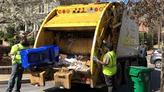 McNeilus Rear Loader Garbage Truck Compilation Dekalb County Georgia [upl. by Dav763]