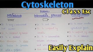 Cytoskeleton And Its Types  Microtubules  Class 11 Biology [upl. by Nyrmac503]