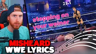 WWE MISHEARD LYRICS [upl. by Llerehs]