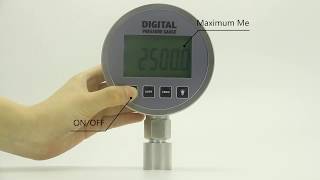 How to set up high precision pressure gauge pressure calibrationXYPG200 [upl. by Nairbo523]