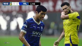 🔴مباشر النصر مقابل الهلال  الدوري السعودي 2425  PES 21 Simulation Gameplay [upl. by Yecniuq]