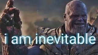 thanosi am inevitablescene from avengers endgame [upl. by Derfla534]