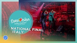 Ermal Meta amp Fabrizio Moro  Non Mi Avete Fatto Niente  Italy  National Final Performance [upl. by Ilise]