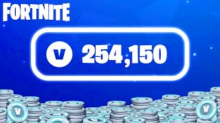 Spending 250000 VBucks in 30 Minutes [upl. by Gwyn]