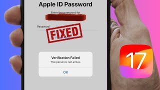 How to fix verification failed this apple id is not active [upl. by Ffoeg]