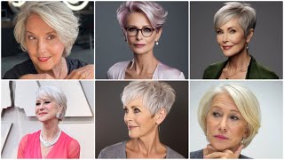 75 FASHION Short Haircuts 2024 For OLDER WOMEN 50 60 70 [upl. by Elmira]