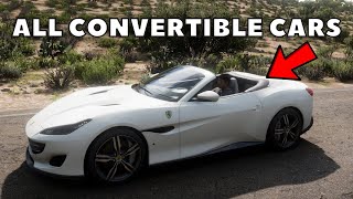 ALL Convertible Cars In Forza Horizon 5 [upl. by Recneps]