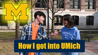 Asking University of Michigan students how they got in [upl. by Wolf]