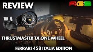 Thrustmaster TX Ferrari 458 Italia Edition Wheel  REVIEW [upl. by Ecyle]