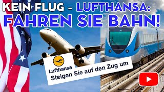 Airline annuliert Flug und rät zur Bahn [upl. by Perce]