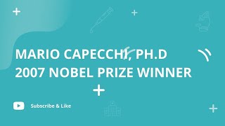 Mario Capecchi PhD 2007 Nobel Prize Winner [upl. by Riplex]