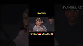 Forlan Rivaldo🇮🇩 vs King Azim🇲🇾  Byon Combat Vol 5 boxing byoncombat shorts reels fyp [upl. by Eerihs]