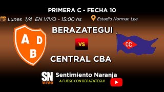 Berazategui vs Central Córdoba R en VIVO  Primera C  Fecha 10  Apertura 2024 [upl. by Llevrac]