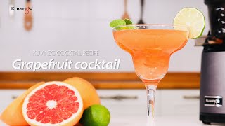 Kuvings Whole Slow Juicer cocktail recipe  How to make grapefruit cocktail [upl. by Rialc]