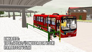 LINHA 1977TI PELÃ“PIDASCONDE DA BOA VISTATRAJETO DE VOLTA COM UM BUSÃƒO TRUCADOPROTON BUS [upl. by Koal]