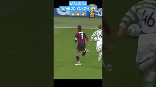 PAOLO MALDINI TEMBOK KOKOH 🔥 football shortsvideo maldini acmilan [upl. by Isdnil]