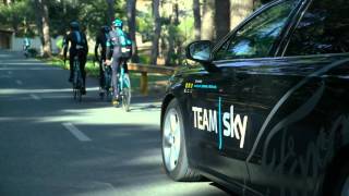 M Franchitti  C Froome with a view [upl. by Demb]