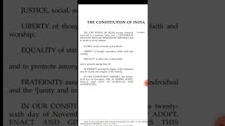 Preamble of Indian Constitution [upl. by Carma266]