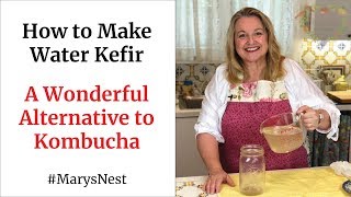 How to Make Water Kefir  A Probiotics Rich Fermented Drink for Good Gut Health [upl. by Ivey]