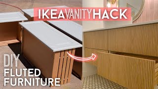 IKEA Hack  DIY Fluted Furniture  Furniture Makeover [upl. by Steven]