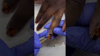 HOW TO DO TORTOISESHELL NAILS [upl. by Kyre]