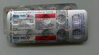 Cilnidipine and telmisartan tablets  Nexovas T tablets [upl. by Bentlee]