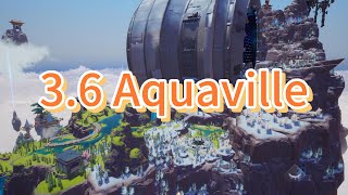 36 Aquaville Map Exploration Relaxing Tower of Fantasy Music OST 幻塔 [upl. by Aynahs636]