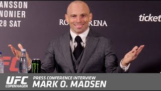 MARK O MADSEN POST FIGHT PRESS CONFERENCE  UFC COPENHAGEN [upl. by Pamelina]