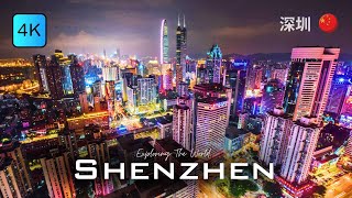 Spectacular city Shenzhen China 🇨🇳 in 4k 60fps by drone shenzhen china 4k [upl. by Ainoloppa]