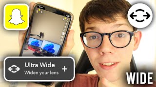 How To Get Wide Angle Camera On Snapchat  Full Guide [upl. by Eilah]