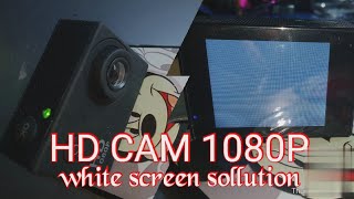 SPORT CAMERA HD1080p water proof WHITE SCREEN SULLOTION [upl. by Yurt]