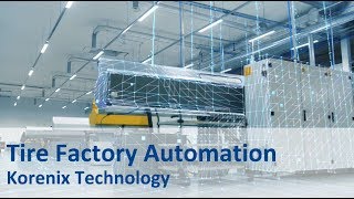 Complete Automation Solution for Tire Factory in China  Korenix Technology [upl. by Tallou]