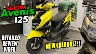 All New Suzuki Avenis Detailed Review  2024 Suzuki Avenis 125 New Colour  Better Than NTORQ 125 [upl. by Vasiliu217]