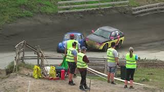 Folkrace Vimmerby semester racet 137 2024 finaldag seniordam Highlights [upl. by Ainehta]