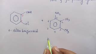 Synthesis of Mefenamic acid Antiinflammatory agent [upl. by Nilekcaj]