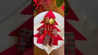 Decora tu mesa de navidad este año en minutos  Transform Your Christmas Table Setting [upl. by Kirkwood]