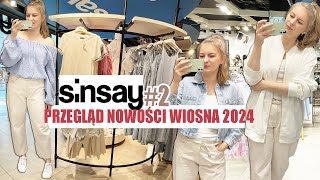 PRZEGLĄD WIOSENNYCH NOWOŚCI SINSAY cz2 TRENDY WIOSNA LATO 2024 I MIERZYMY [upl. by Kcirtapnaes]