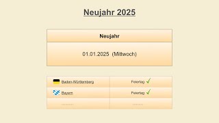 Neujahr 2025 [upl. by Ecinerev]