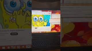 SpongeBob Breaks his Fingers EARRAPE has a BSOD [upl. by Ioves]