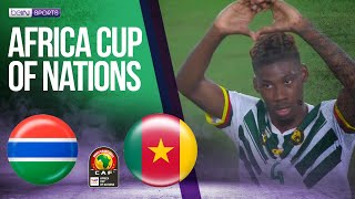 Gambia vs Cameroon  AFCON 2023 HIGHLIGHTS  01232024  beIN SPORTS USA [upl. by Lechner]