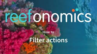 Reefonomics  Filter actions [upl. by Oranneg]