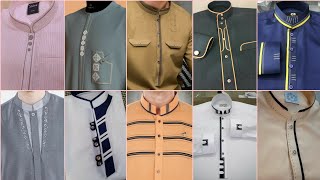 Men Kurta Designs 2023  kurta neck design for gents  Eid men kurta design [upl. by Nwahsyt244]