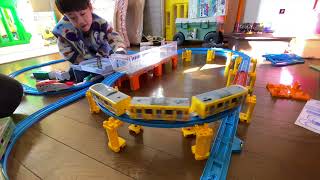 PLARAIL ACTION STATION  ガチャッと！アクションステーション で遊んだよ☺︎ [upl. by Mosi]