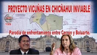 PROYECTO VICUÑAS EN CHICÑAHUI INVIABLE Parodia de enfrentamiento entre Cerrón y Boluarte [upl. by Eseela]